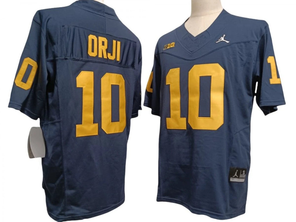 Michigan Wolverines #10 Navy Vapor F.U.S.E. Limited - Alex Orji Jersey by My Store NCAA Football Jerseys