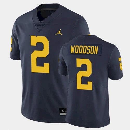 Michigan Wolverines #2 Charles Woodson Navy College Football Jersey by My Store