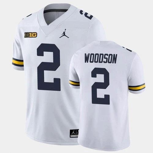 Michigan Wolverines #2 Charles Woodson White College Football Jersey by My Store