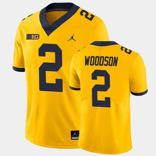 Michigan Wolverines #2 Charles Woodson Yellow College Football Jersey by My Store