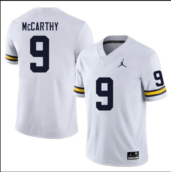 Michigan Wolverines #9 J.J. McCarthy NCAA Football Jersey White by My Store