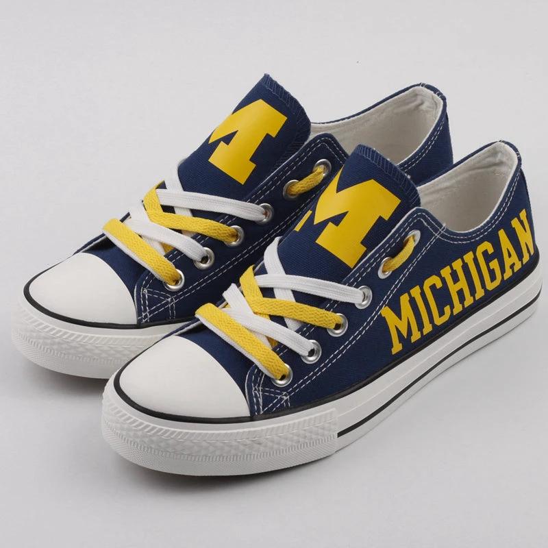 Michigan Wolverines Sport Sneakers Shoes For Men Women Fans by Crocs