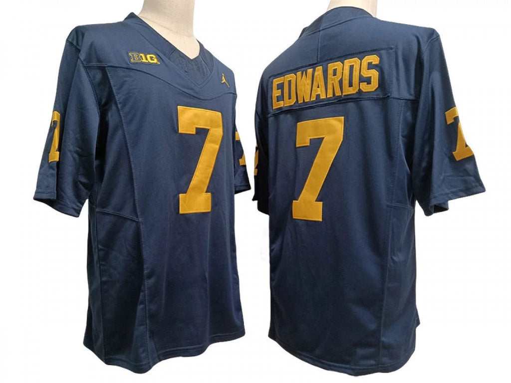 Michigan Wolverines #7 Donovan Edwards Vapor F.U.S.E. Limited Jersey by My Store NCAA Football Jerseys