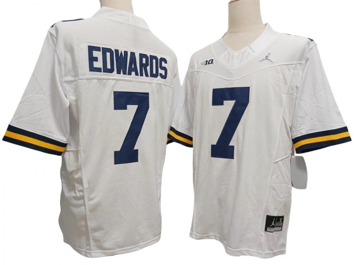Michigan Wolverines #7 Donovan Edwards Vapor F.U.S.E. Limited Jersey by My Store NCAA Football Jerseys