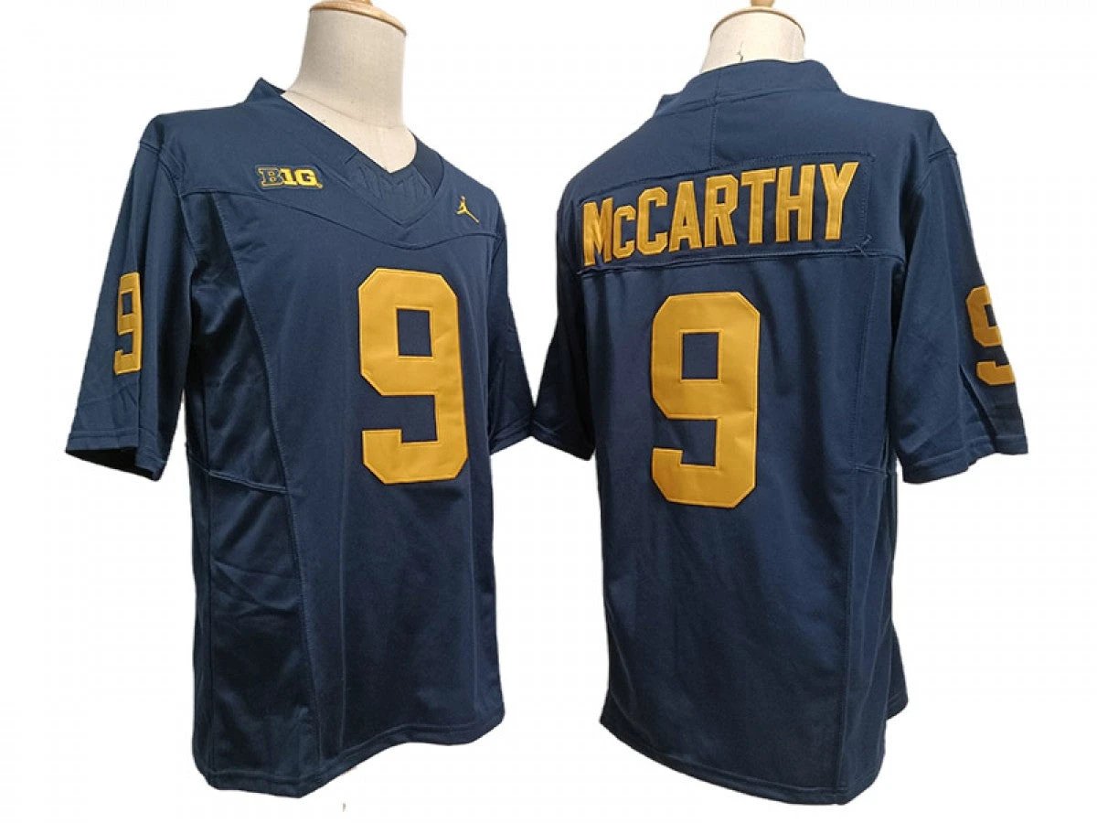Michigan Wolverines #9 J.J. McCarthy Vapor F.U.S.E. Limited Jersey Stitched by My Store NCAA Football Jerseys