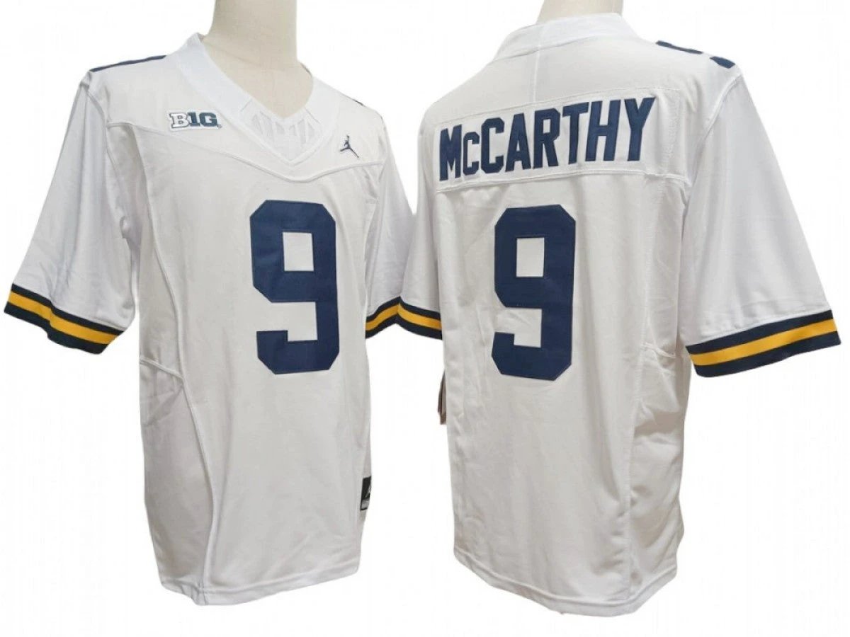 Michigan Wolverines #9 J.J. McCarthy Vapor F.U.S.E. Limited Jersey Stitched by My Store NCAA Football Jerseys