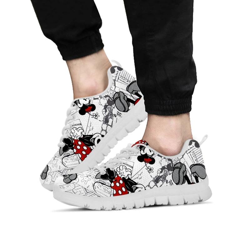 Mickey Mouse Pattern Canvas Limited Sneaker Shoes For Men Women Fans by Crocs