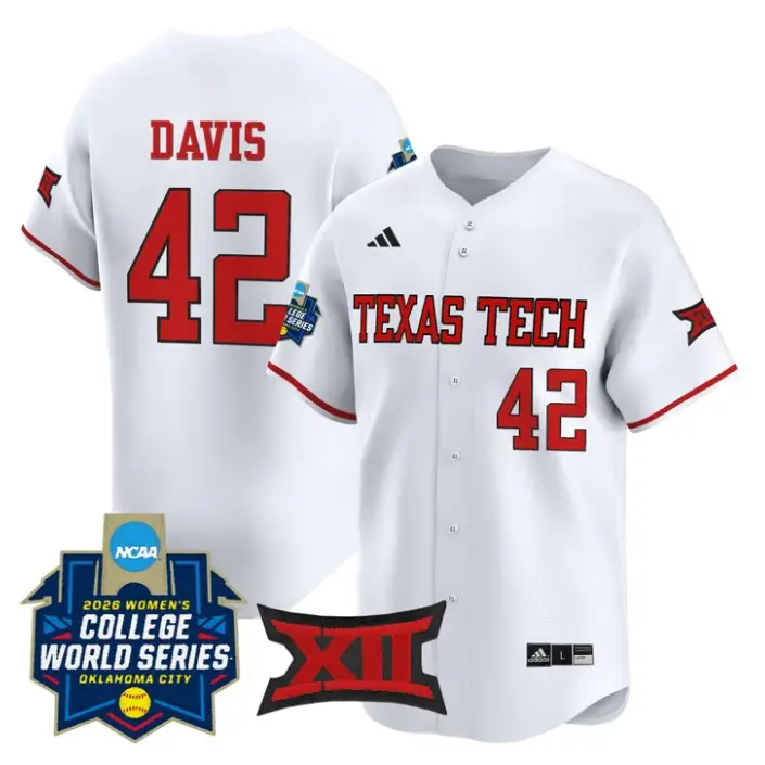 Mihyia Davis Jersey #42 Red Raiders Softball 2026 World Series (WCWS) by My Store