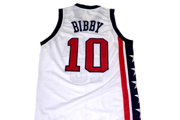 Mike Bibby Jersey #10 Team USA Basketball White by My store basketball