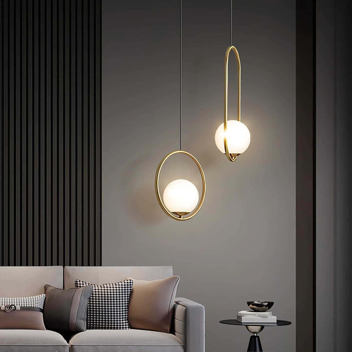MiraGlow Modern Pendant Light – Elegant Loft Lighting for a Cozy Atmosphere Bowlift by Bowlift