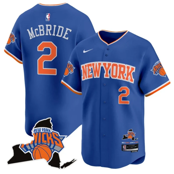 Miles McBride Jersey #2 New York Knicks Vapor Baseball Stitched Icon by My Store