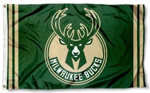 Milwaukee Bucks Club US Flag 3X5Ft Polyester Banner USA Digital Print by flagsjustdoit