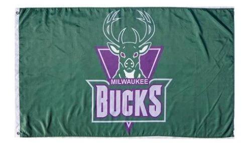 Milwaukee Bucks Team US Flag 3X5Ft Polyester Banner USA Digital Print by flagsjustdoit