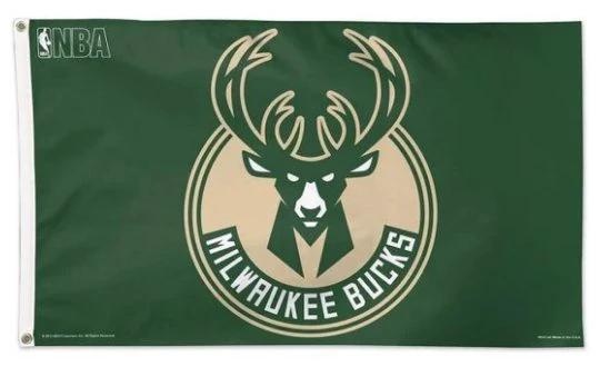 Milwaukee Bucks Team US Sport Flag 3X5Ft Polyester Banner USA Digital Print by flagsjustdoit