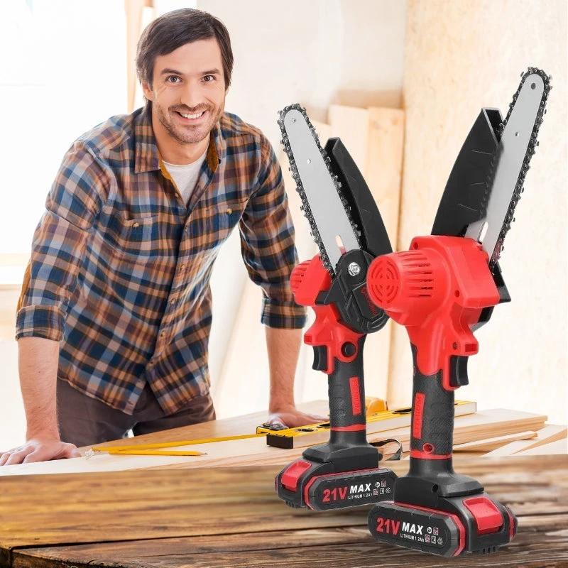 Mini Upgraded Cordless Chainsaw by BowLift
