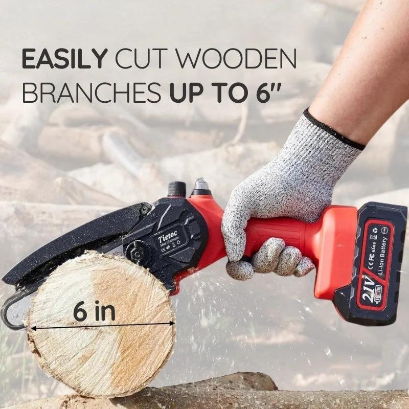 Mini Upgraded Cordless Chainsaw by BowLift
