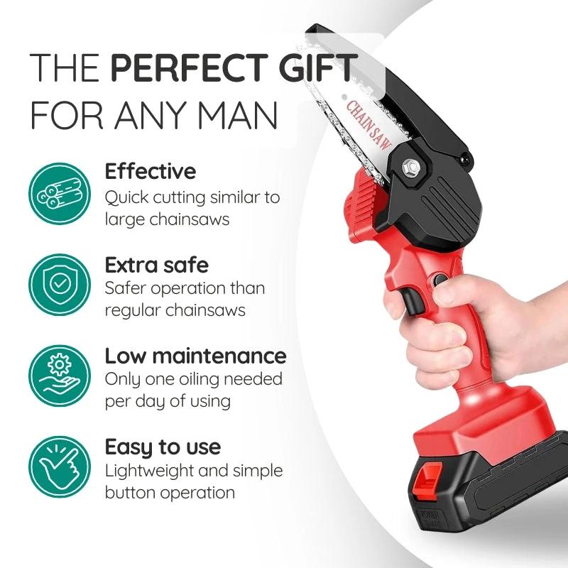 Mini Upgraded Cordless Chainsaw by BowLift