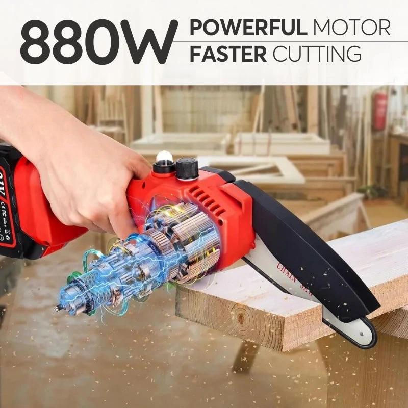 Mini Upgraded Cordless Chainsaw by BowLift