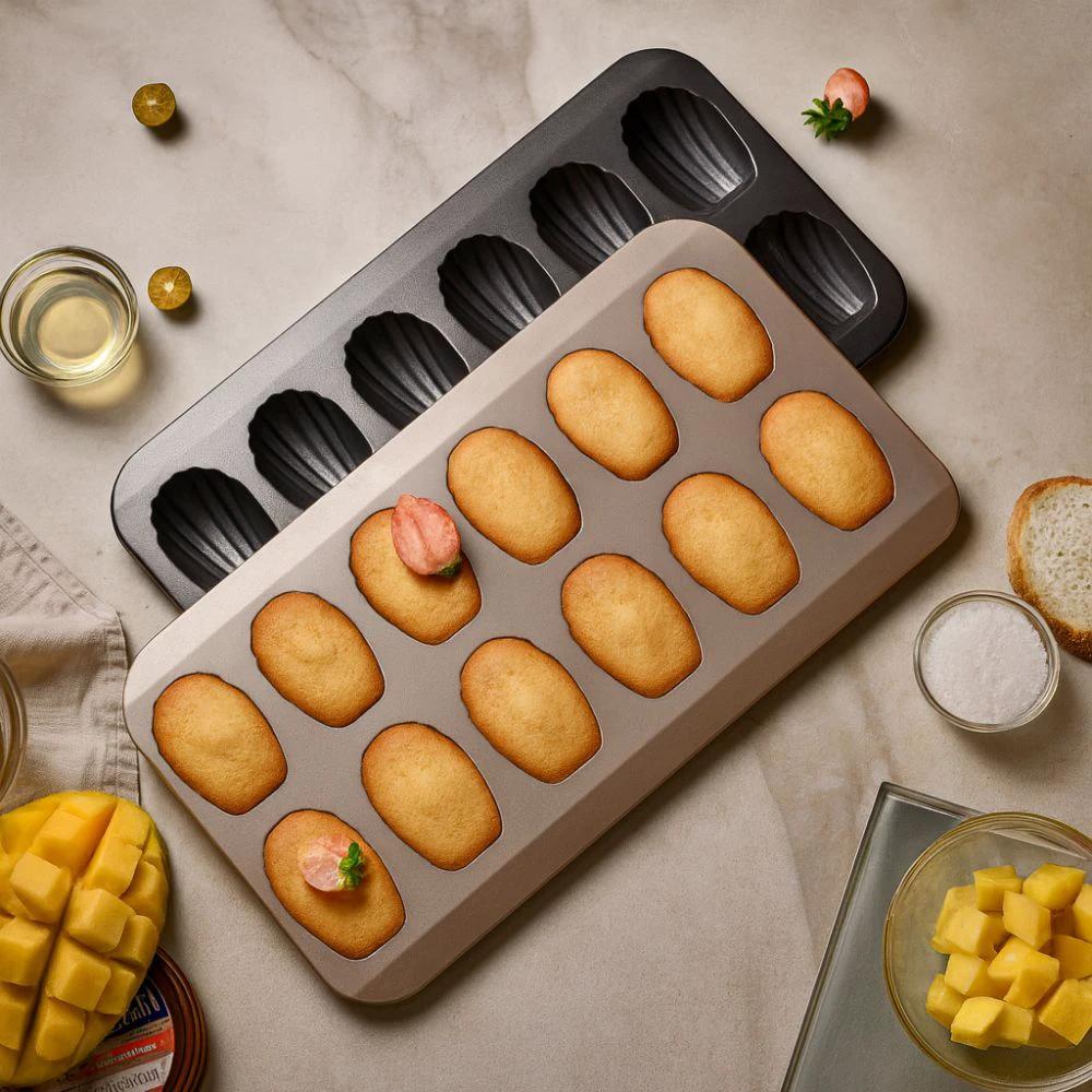 Mini Bake Shell Cake Mold Tray Pan by Casa & Beyond