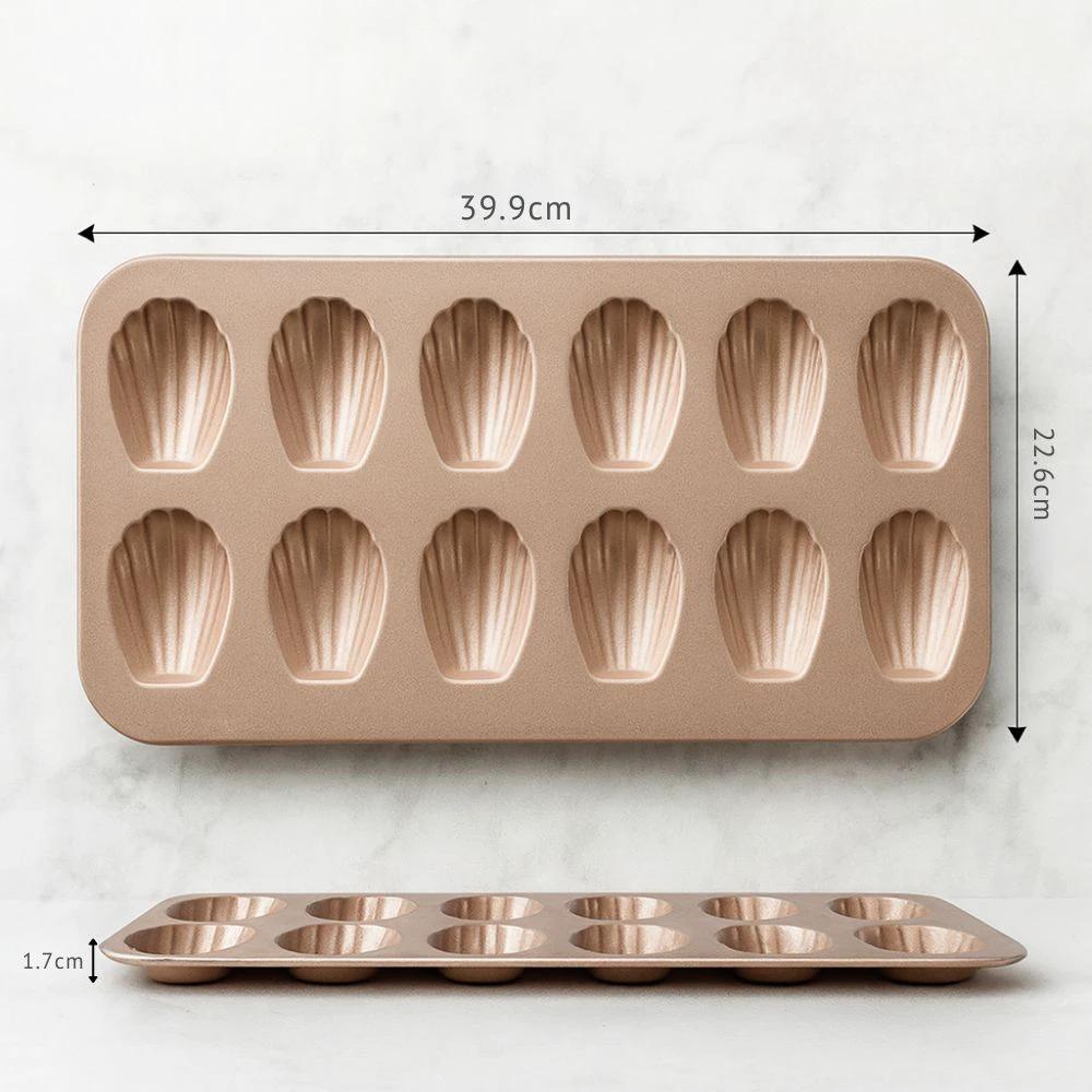 Mini Bake Shell Cake Mold Tray Pan by Casa & Beyond