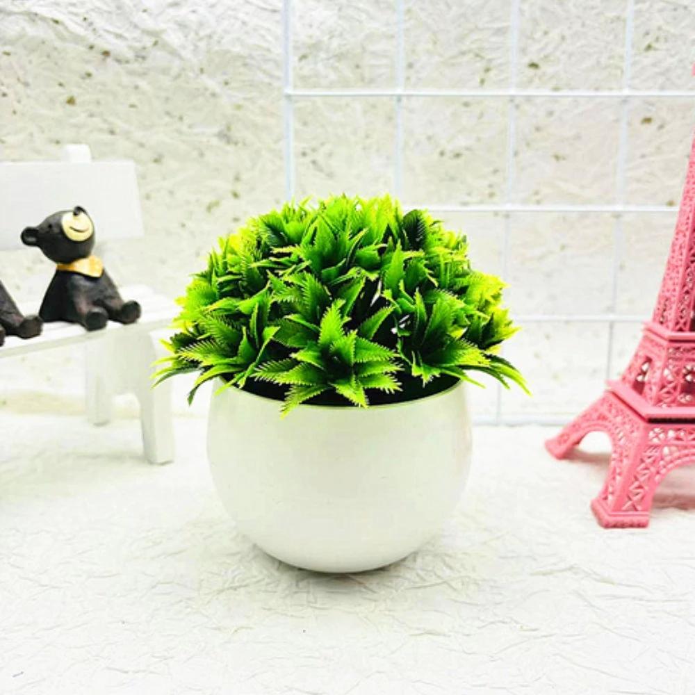 Minimalist Artificial Boxwood Bonsai Pot Decor by Casa & Beyond