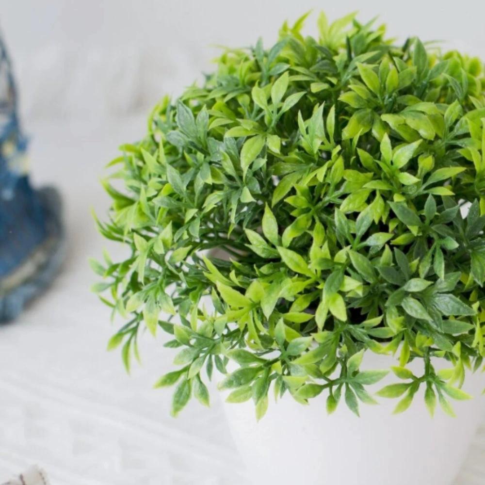 Minimalist Artificial Boxwood Bonsai Pot Decor by Casa & Beyond