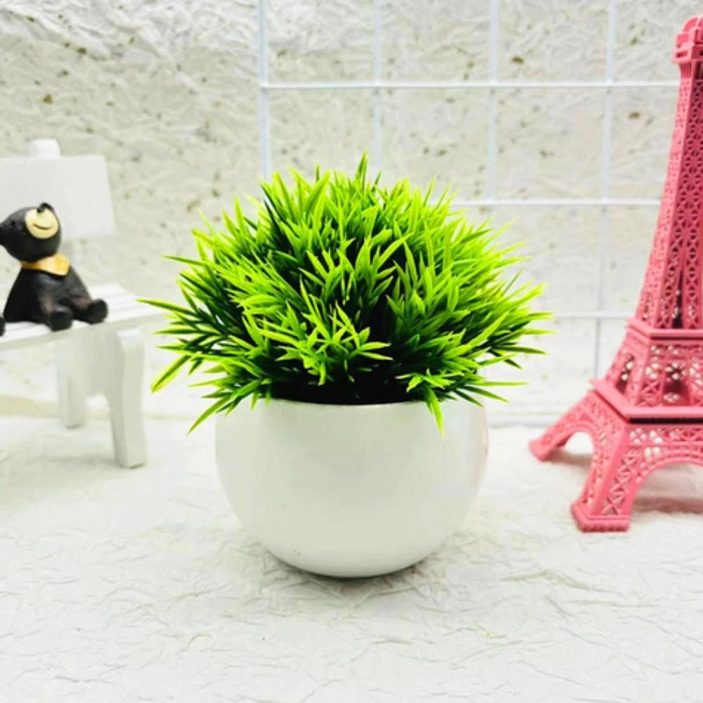 Minimalist Artificial Boxwood Bonsai Pot Decor by Casa & Beyond