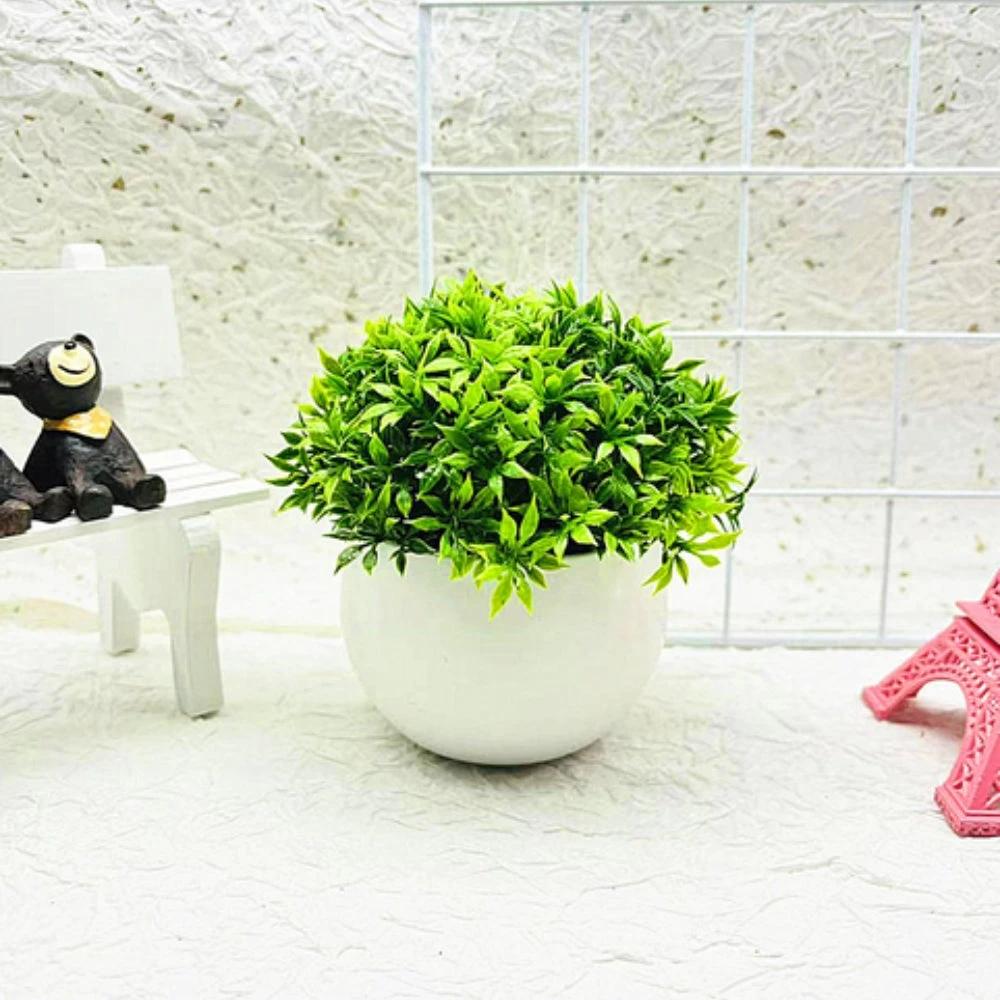Minimalist Artificial Boxwood Bonsai Pot Decor by Casa & Beyond