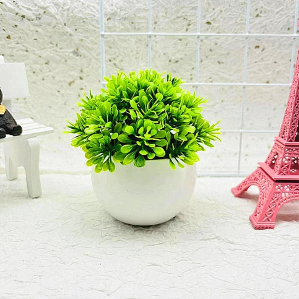 Minimalist Artificial Boxwood Bonsai Pot Decor by Casa & Beyond