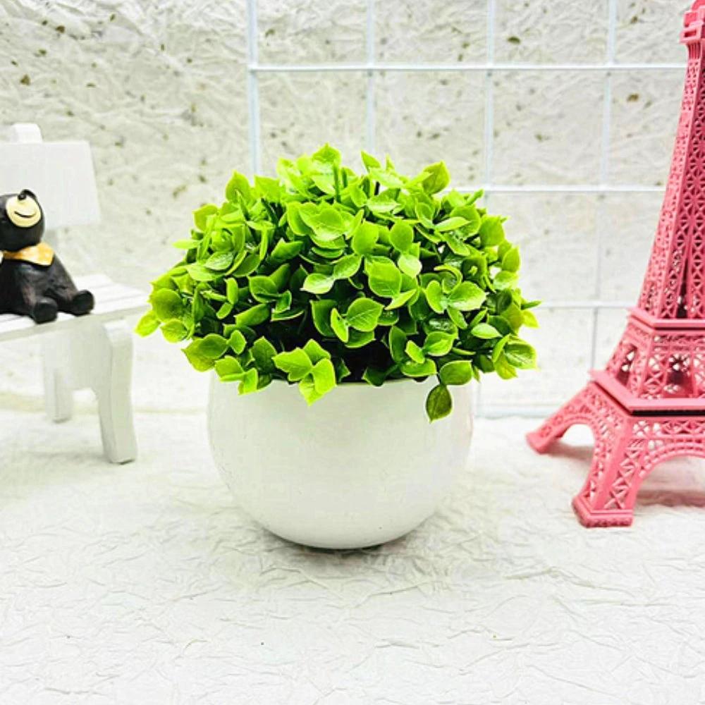 Minimalist Artificial Boxwood Bonsai Pot Decor by Casa & Beyond