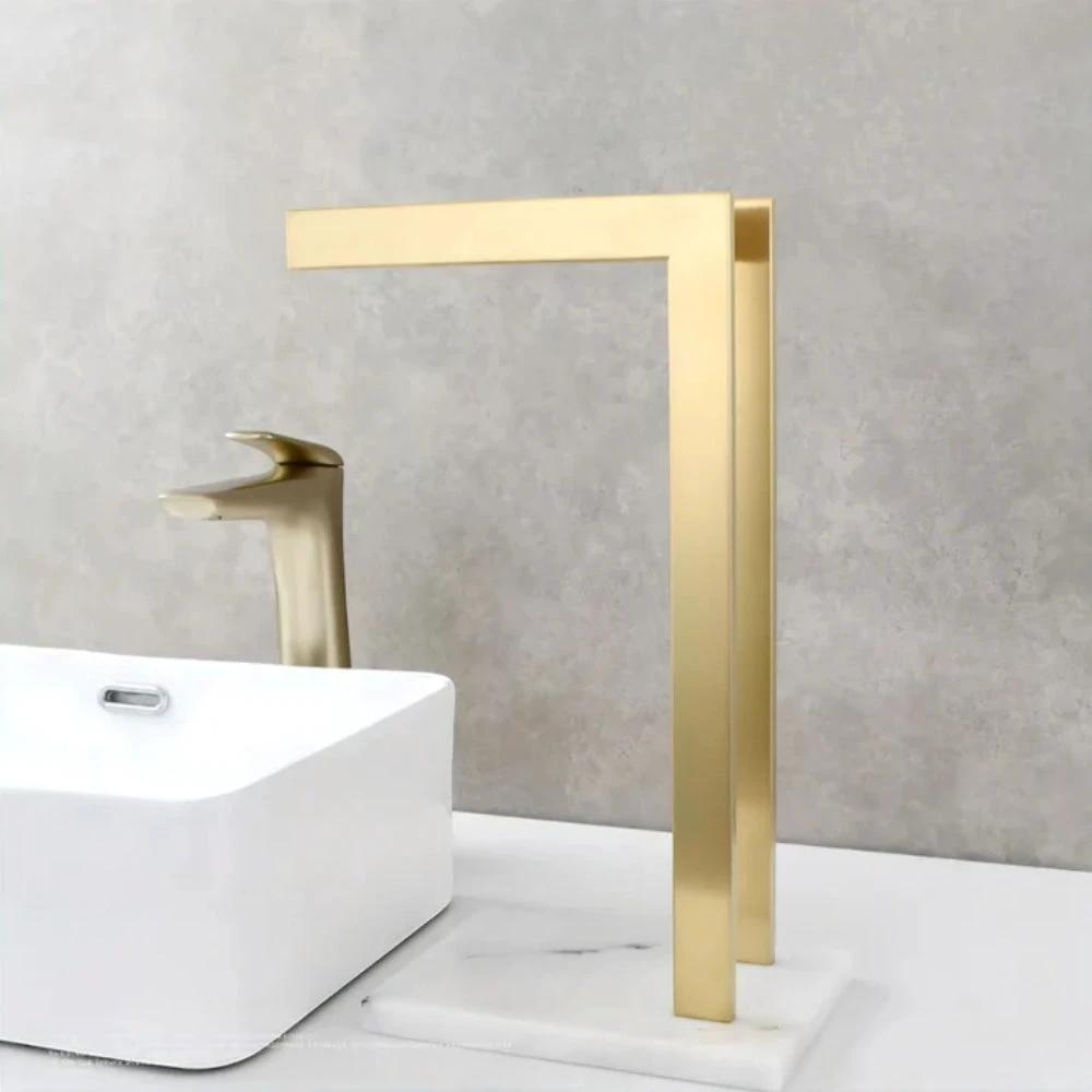 Minimalist Bathroom Vanity Double Towel Rack by Casa & Beyond