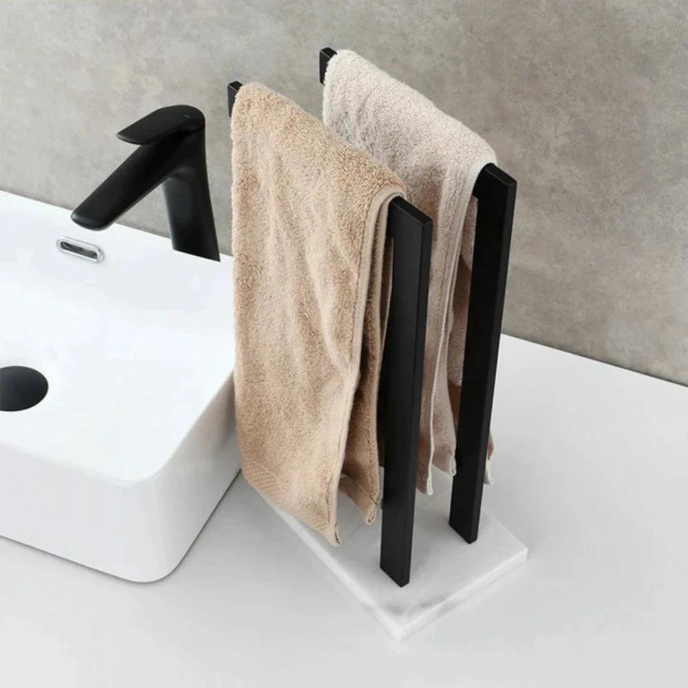 Minimalist Bathroom Vanity Double Towel Rack by Casa & Beyond