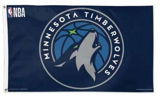 Minnesota Timberwolves Team US Sport Basketball Flag 3X5Ft Polyester Banner USA Digital Print by flagsjustdoit