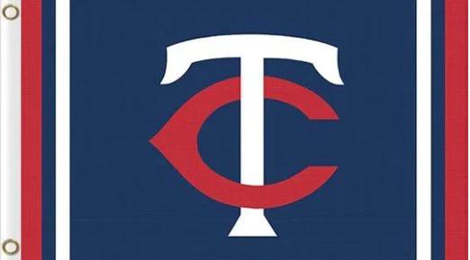 Minnesota Twins Custom US Flag 3X5Ft Banner USA Polyester with Brass Grommets by flagsjustdoit