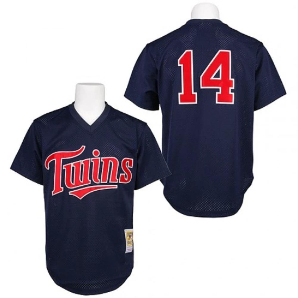 Minnesota Twins Kent Hrbek Navy 1991 Throwback Pullover Jersey by My Store
