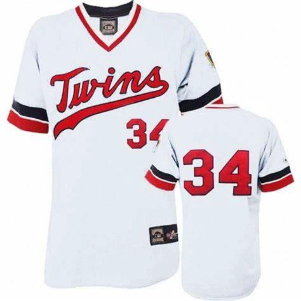 Minnesota Twins Kirby Puckett White Throwback Pullover Jersey by My Store