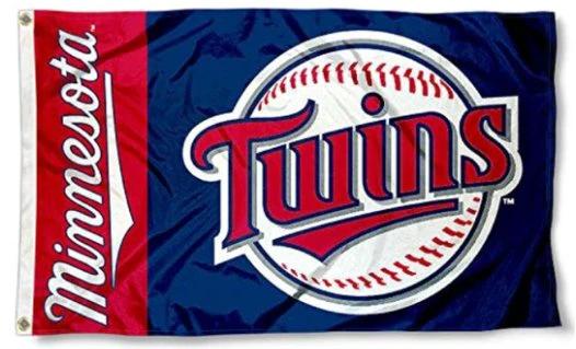 Minnesota Twins Sport Flag 3X5Ft Banner USA Polyester with Brass Grommets by flagsjustdoit