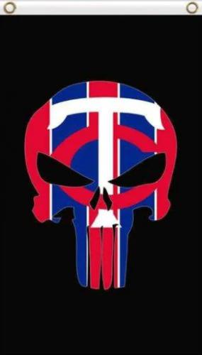 Minnesota Twins Sport US Flag 3X5Ft Banner USA Polyester with Brass Grommets by flagsjustdoit