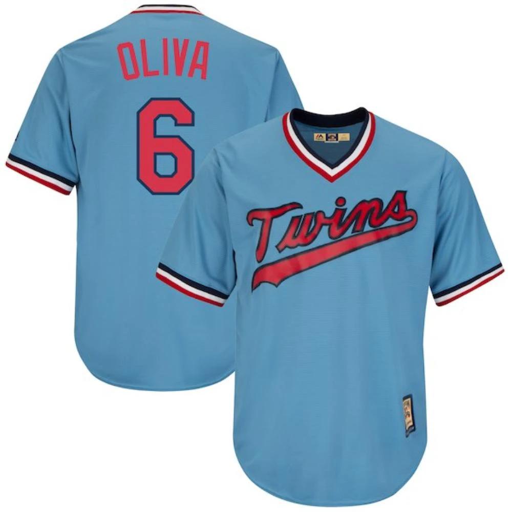 Minnesota Twins Tony Oliva Blue Throwback Pullover Jersey by My Store