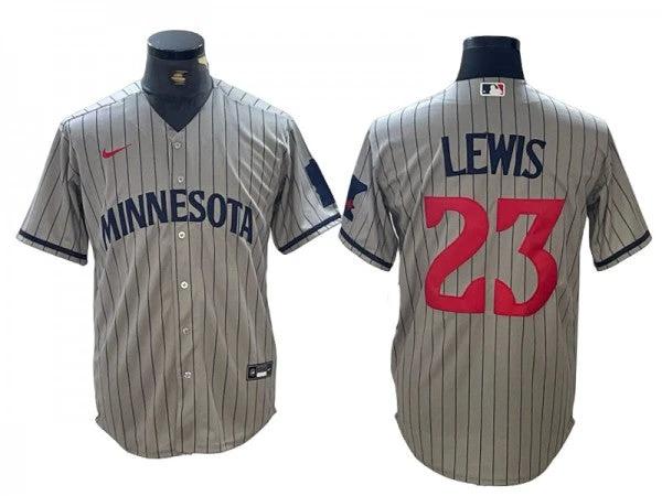 Minnesota Twins #23 Royce Lewis Gray Road Jersey by My Store