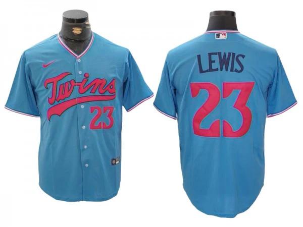 Minnesota Twins #23 Royce Lewis Light Blue Limited Jersey by My Store