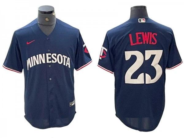 Minnesota Twins #23 Royce Lewis Navy Alternate Jersey by My Store