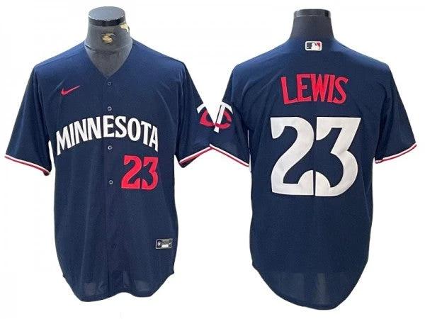 Minnesota Twins #23 Royce Lewis Navy Alternate Limited Jersey by My Store