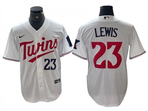 Minnesota Twins #23 Royce Lewis White Home Limited Jersey by My Store