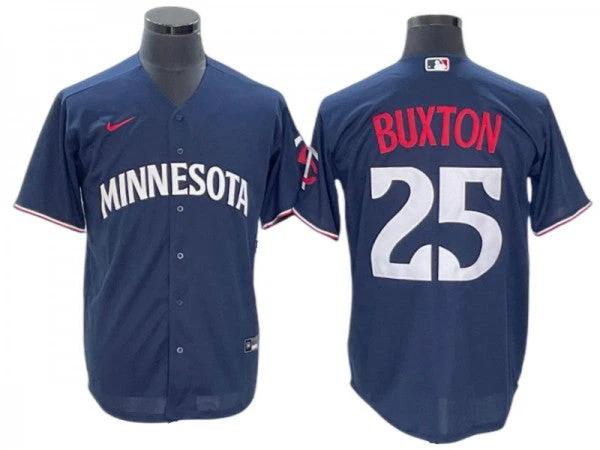 Minnesota Twins #25 Byron Buxton Navy Alternate Jersey by My Store