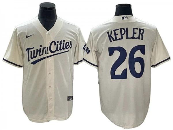 Minnesota Twins #26 Max Kepler Cream Alternate Jersey by My Store
