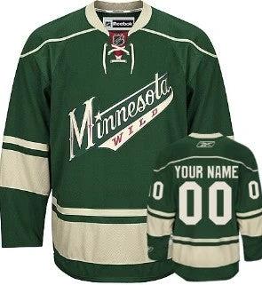 Minnesota Wild Customized Green Jersey by Hockey David