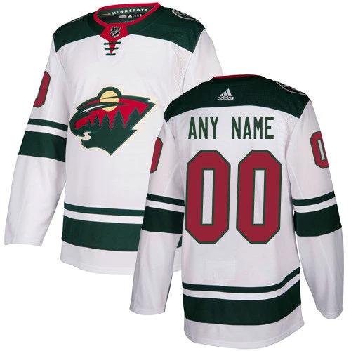 Minnesota Wild NHL White Customized Jersey by Hockey David