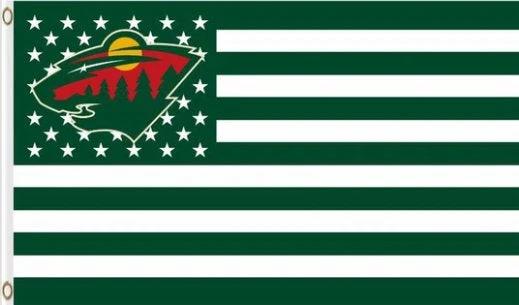Minnesota Wild Star Flag 3X5Ft Polyester Digital Print Banner USA by flagsjustdoit