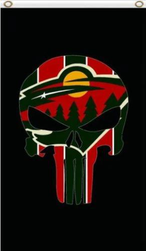 Minnesota Wild Team US Flag 3X5Ft Polyester Digital Print Banner USA by flagsjustdoit